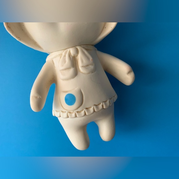 Vintage White Plastic Pillsbury Dough Boy with Blue Accents - Picture 12 of 16